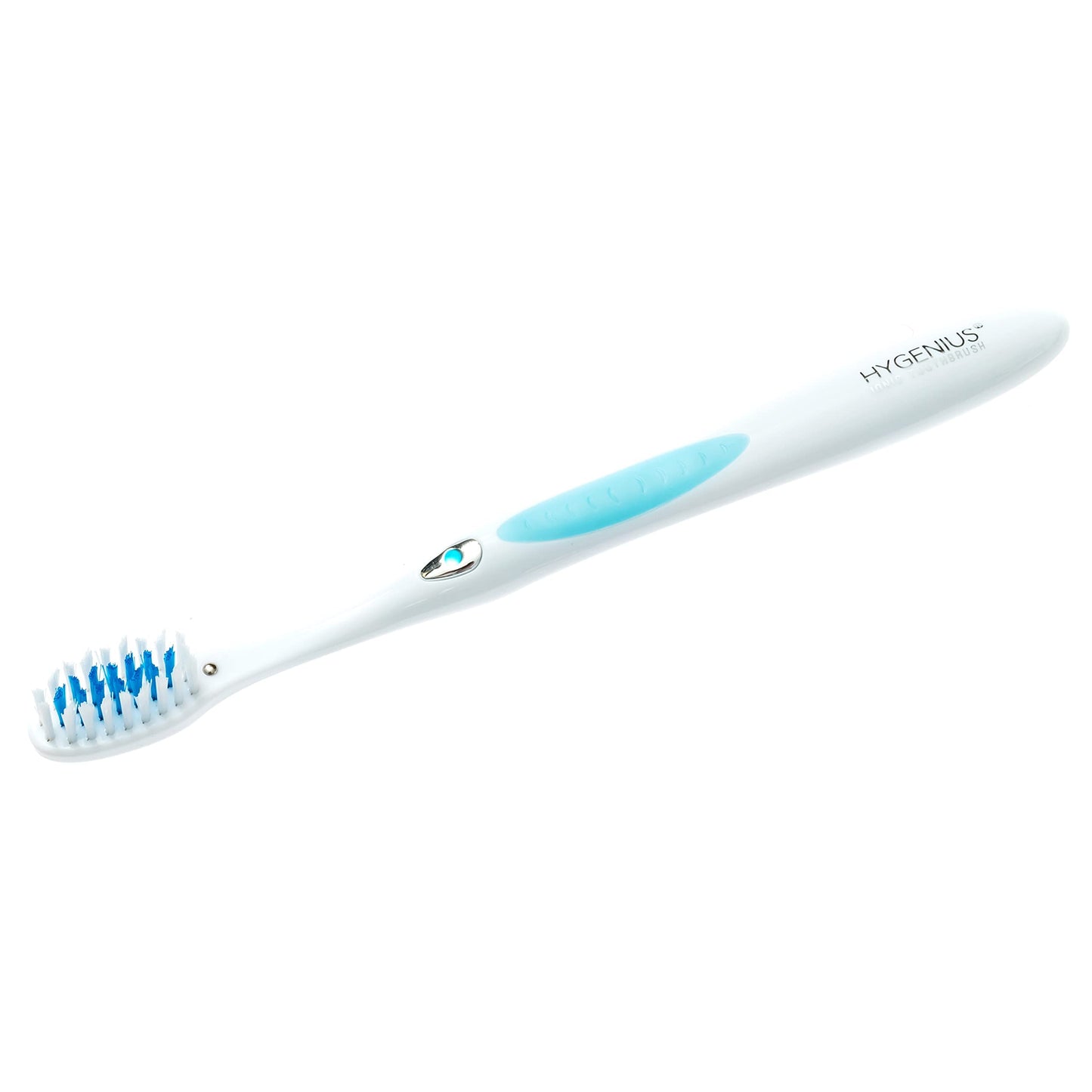 HyGenius Ionic Toothbrush. The Ultimate Plaque Fighting Trillion ION Toothbrush. A Dentist Clean at a Drug Store Price. (Aqua)