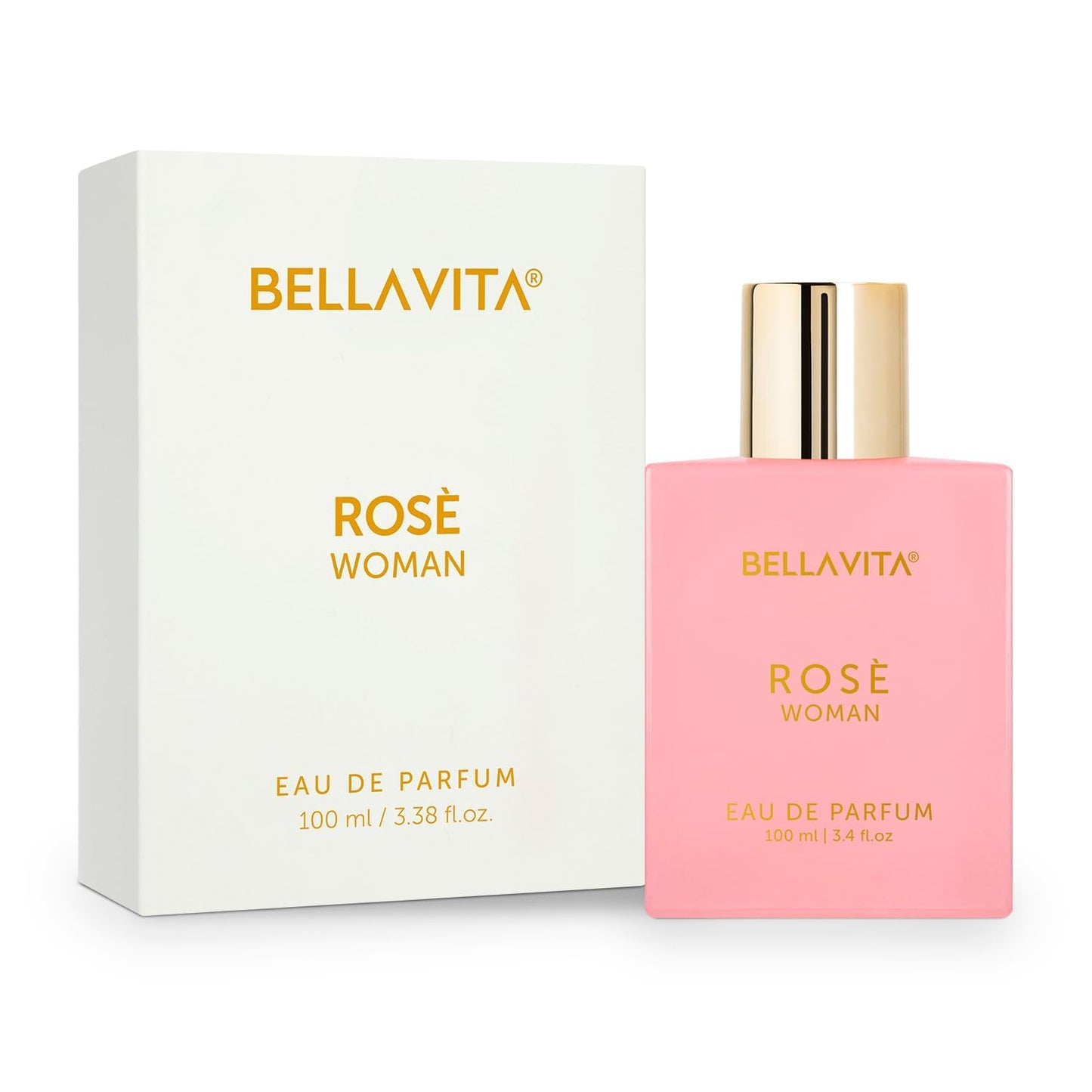 **Luxury Rose Eau de Parfum for Women - Fresh Floral Peach & Jasmine | 100 ml (3.4 fl. oz.)**