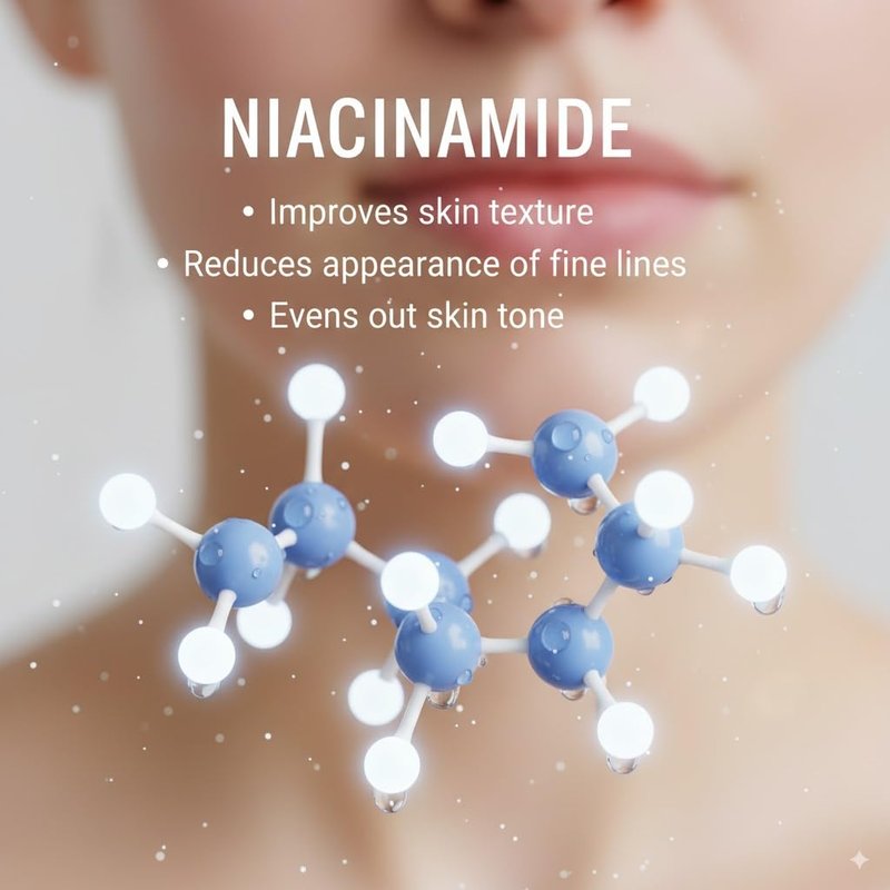 Korean Face Moisturizer with Niacinamide & Hyaluronic Acid – Lightweight Daily Hydrating Cream for Dry, Sensitive & Oily Skin – Non-Greasy, Fast Absorbing 50ml