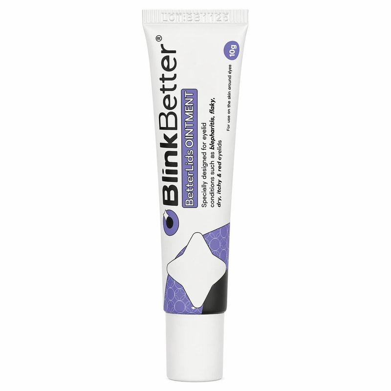 BlinkBetter BetterLids Eyelid Ointment for Dry, Itchy & Sensitive Eyelids – Deep-Moisturising Oat Complex with Shea Butter & Panthenol to Hydrate, Nourish & Soothe Delicate Eyelid Skin – 0.34 oz