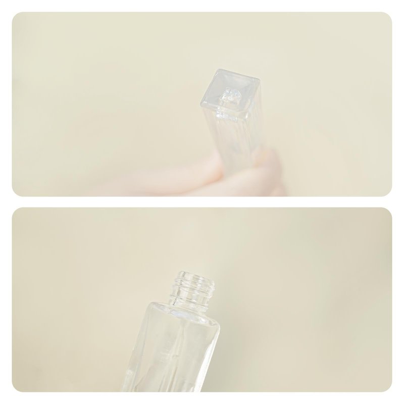 Glassfinity 16 Pack 10ml Empty Perfume Bottles, Refillable Square Glass Spray Atomizers with Funnel, Transfer Pump and Labels, Fragrance Decant Bottles for Travel and Samples, Black Caps