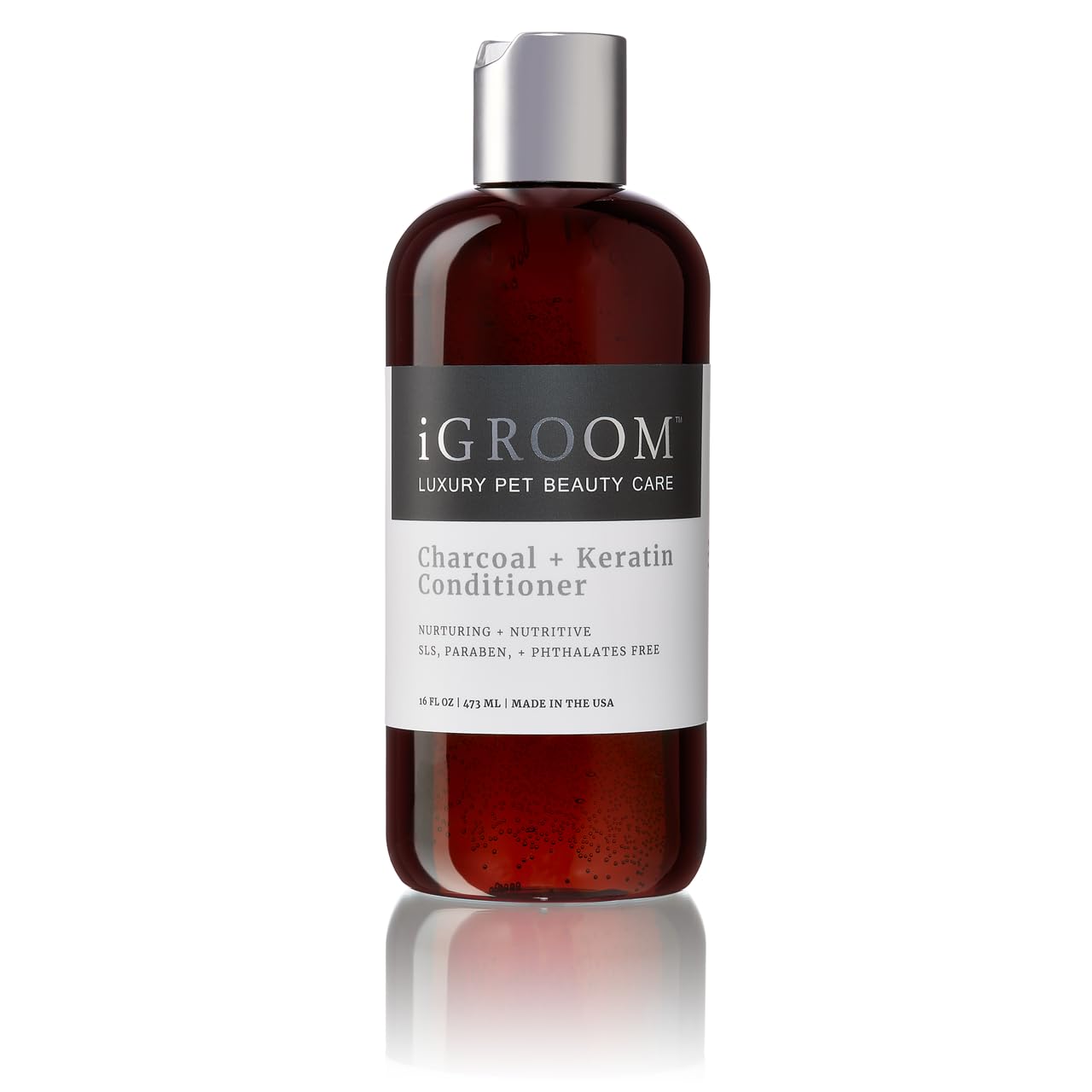 iGroom Pro-Keratin Leave-in Dog Conditioner, Luxury Pet Beauty Care, Keratin Treatment, Excellent Detangling, Made in USA, 16 oz