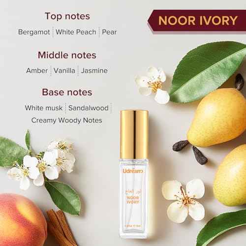 Roseye Eau de Parfum Gift Set ? 4 x 0.34 Fl Oz Travel Size Unisex Perfumes, Long Lasting Middle Eastern Inspired Scents, Elegant Mini Fragrance Set for Daily Wear, Holiday & Christmas Gifts