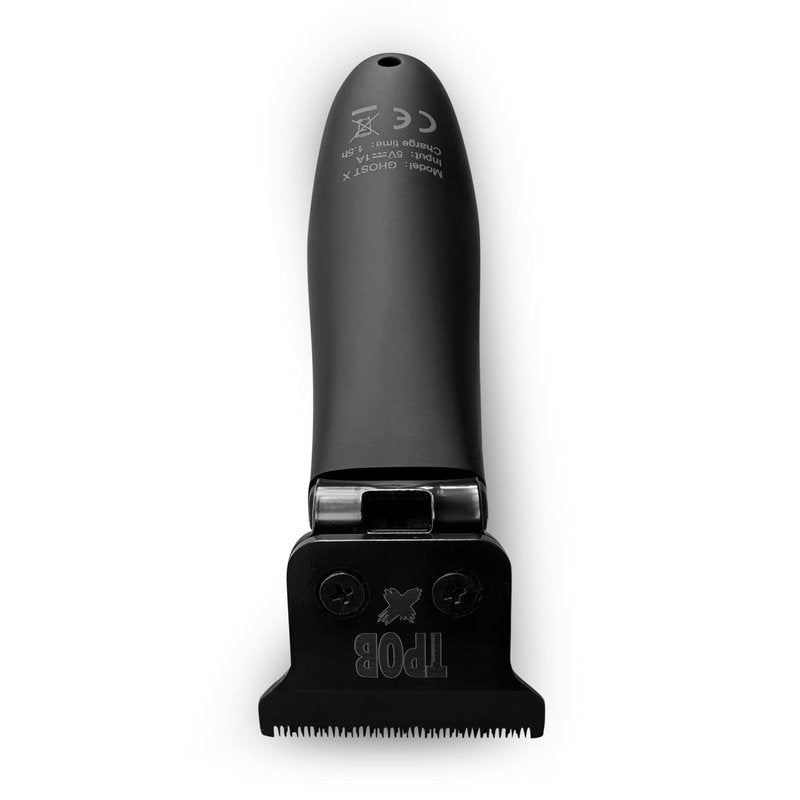 TPOB Ghost X Beard Trimmer Hair Clippers for Men, Professional Hair T-Blade Trimmer Cordless Rechargeable Edgers Clippers Electric Beard Shaver (Ghost X Blackout)
