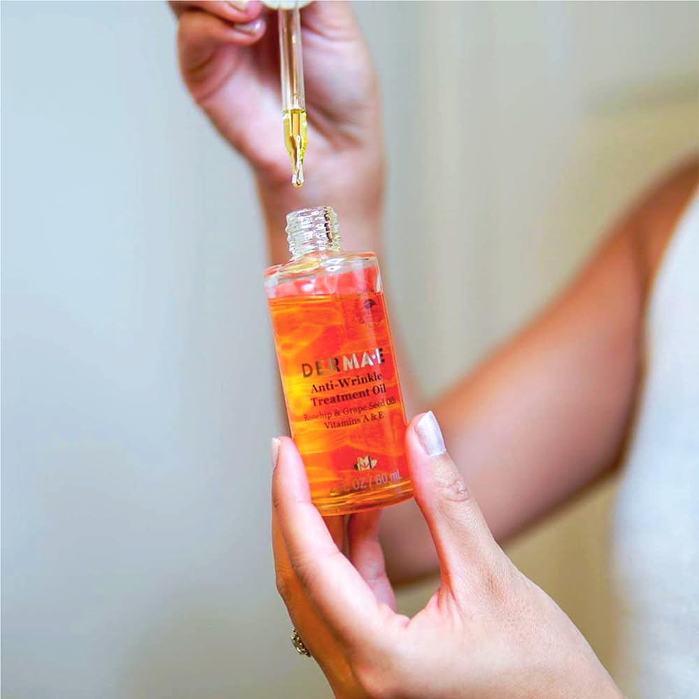 Derma-E Anti-Wrinkle Treatment Oil (Rosehip, Grape Seed, and Vitamins A and E Oils)