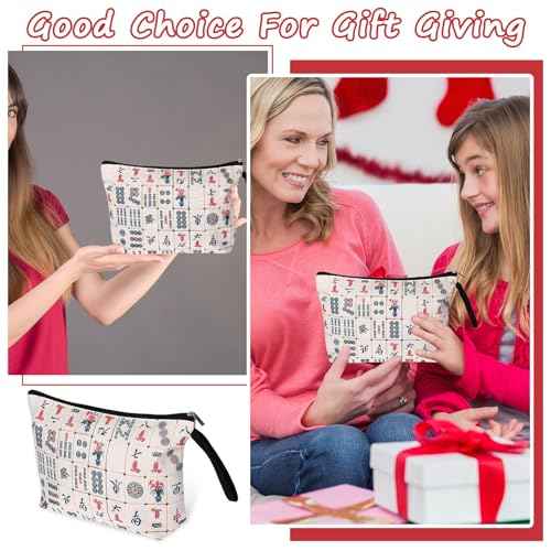 Mahjong Bag, Mahjong Gifts for Women Gifts for Mahjong Players Mahjong Accessories Mahjong Gifts for Mahjong Lover Women Mom Grandma Birthday Travel