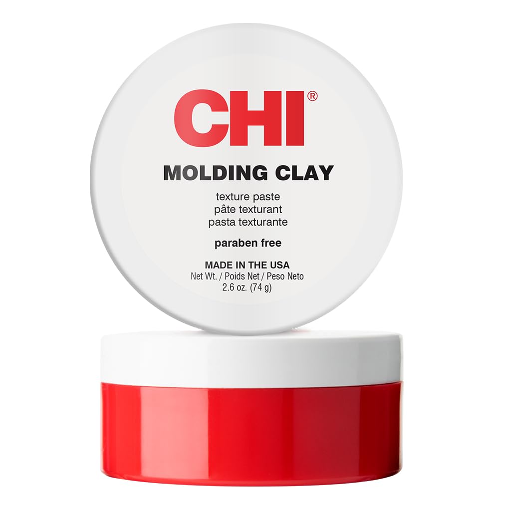 CHI Molding Clay Hair Paste - Volume & Texture Styling Product | Paraben & Gluten-Free, 2.6 Oz