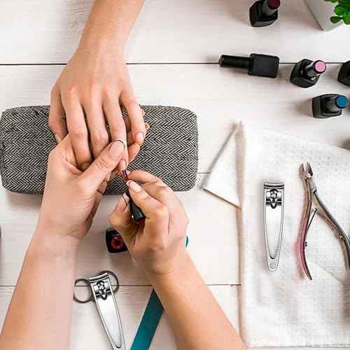 50 Pack Nail Clipper SetStainless Steel Nail Clippers Bulk£¬Portable Nail Cutter Manicure Kit Toe Nail Clippers for Women Man Adult Homeless Care