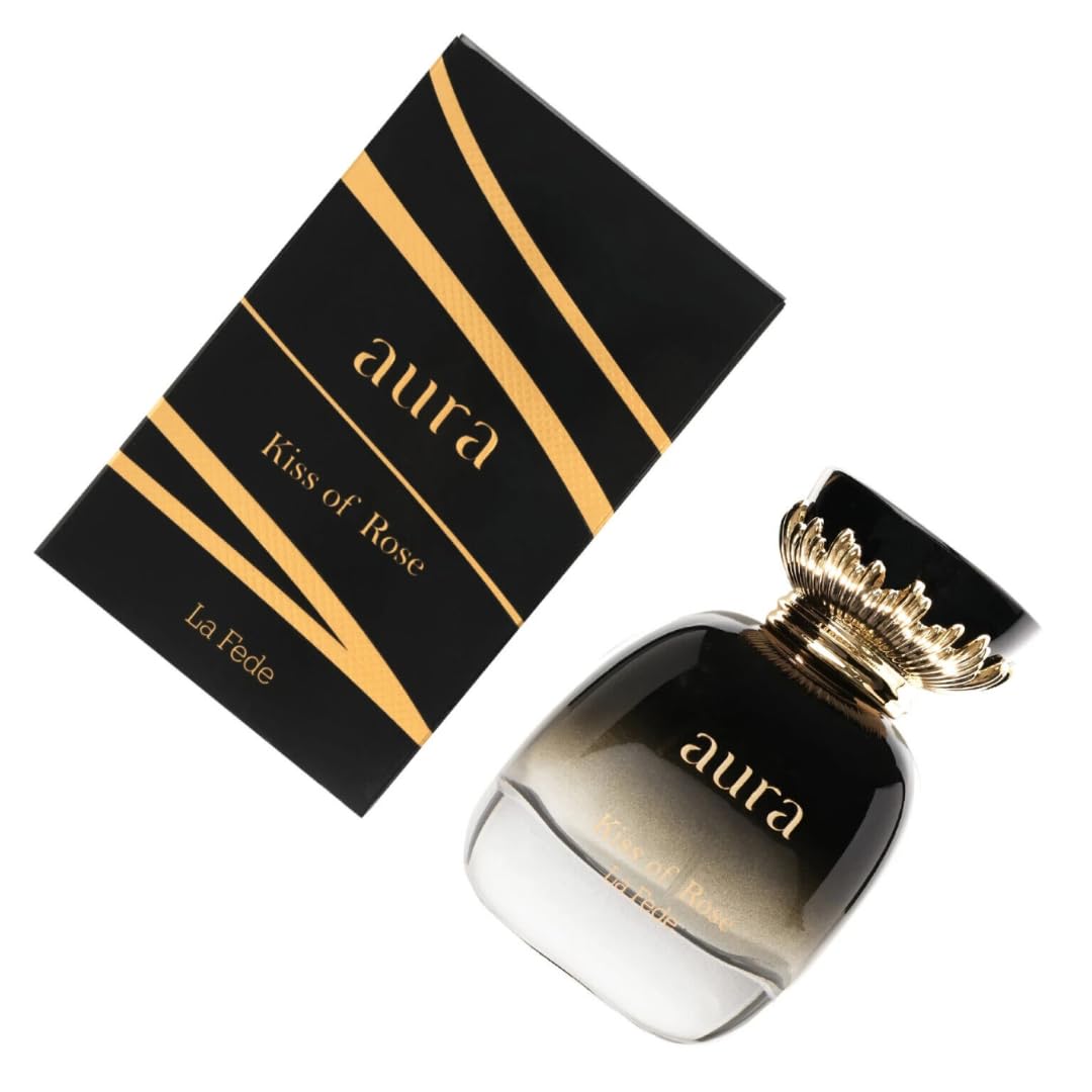 Aura Kiss Of Rose Arabian Perfume for Women - 100ML | Long-Lasting Fruity Fragrance for All Occasions