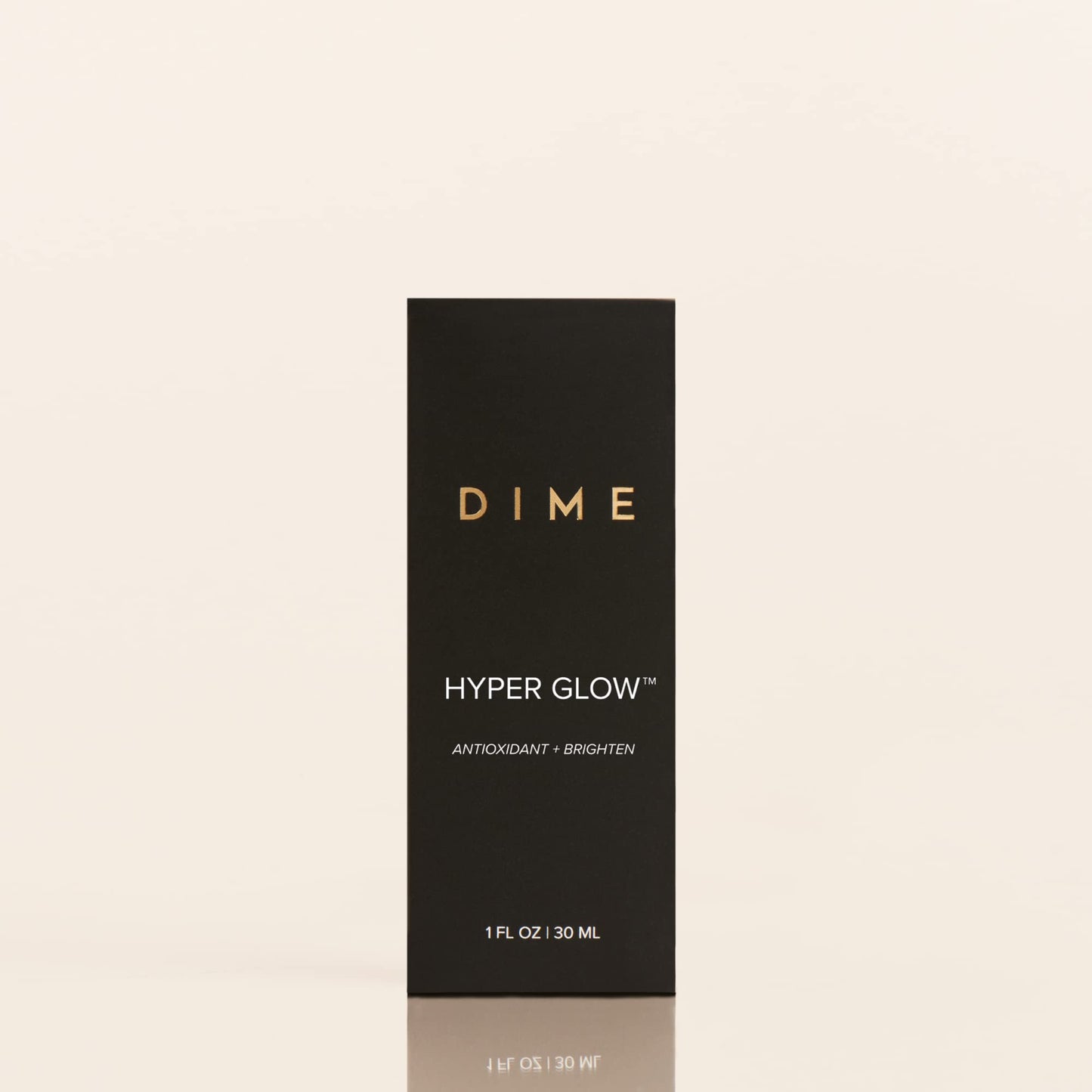 DIME Beauty Hyper Glow Vitamin C Face Serum for Dark Spots and Brightening with Ferulic Acid, Resveratrol and Hyaluronic Acid, Firming Glow Serum, Vegan, Cruelty-Free, 1 oz / 30 ml