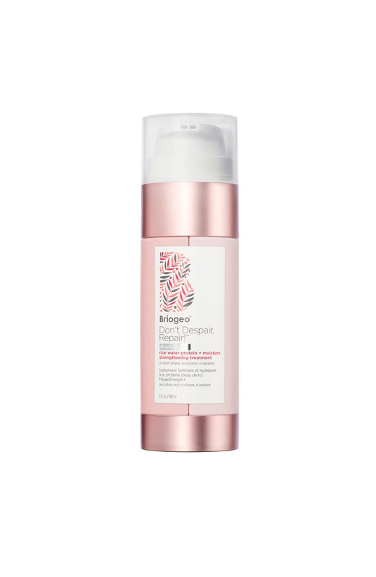 Briogeo Don't Despair, Repair! Megastrength+ Rice Water Protein Treatment | Moisturizing for Severely Damaged Hair | Silicone-Free & Sulfate-Free | Vegan & Cruelty-Free | 5 oz