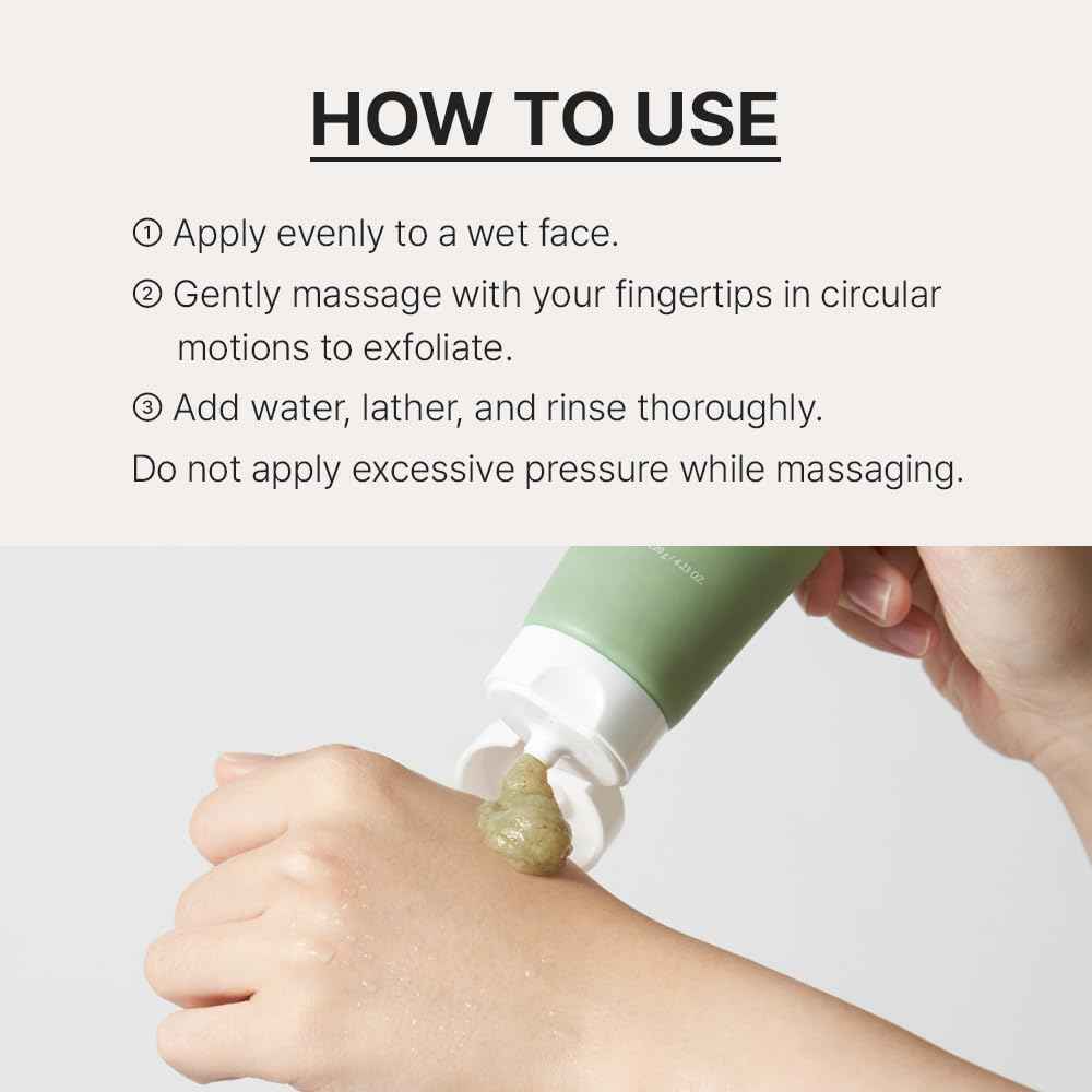 PURE Peeling To Foam, 4 oz. fl. Daily Scrubs Cleanser, Mild Peeling Gommage Natural Scrubs, BHA Exfoliating Moisture Foam Cleansing