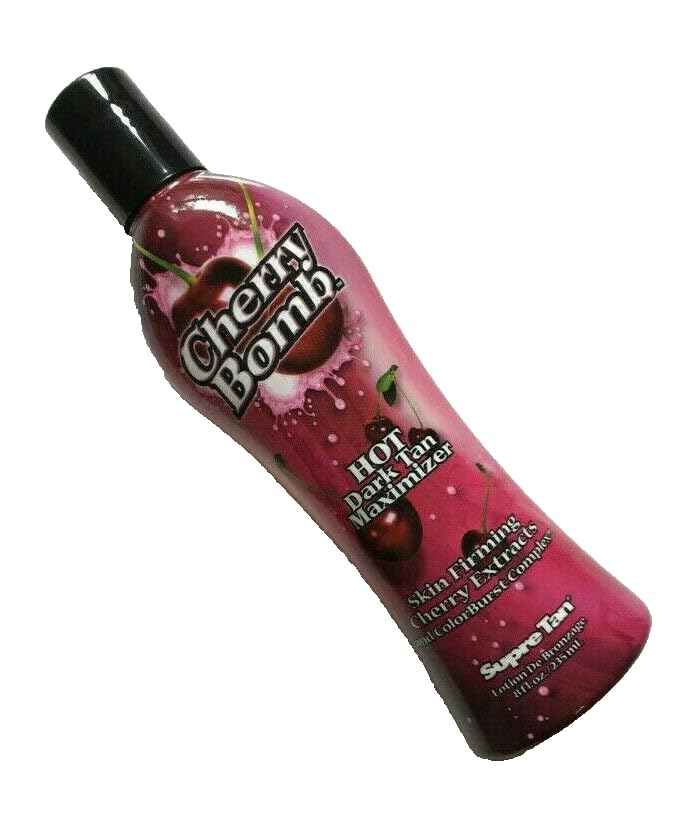 Supre Cherry Bomb Red Hot Dark Accelerator Tanning Lotion 8 oz.
