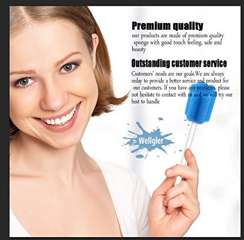 Oral Care Suction Swab - Single Use Mouth Swabs for Easy Cleaning | 50 Count