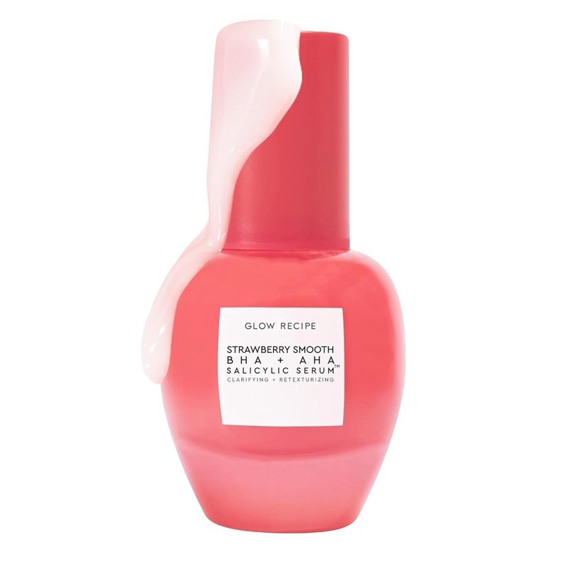 Glow Recipe Strawberry Salicylic Acid Serum - Korean BHA Acne Treatment for Blemishes | Pore Minimizing & Texture Smoothing (30ml)
