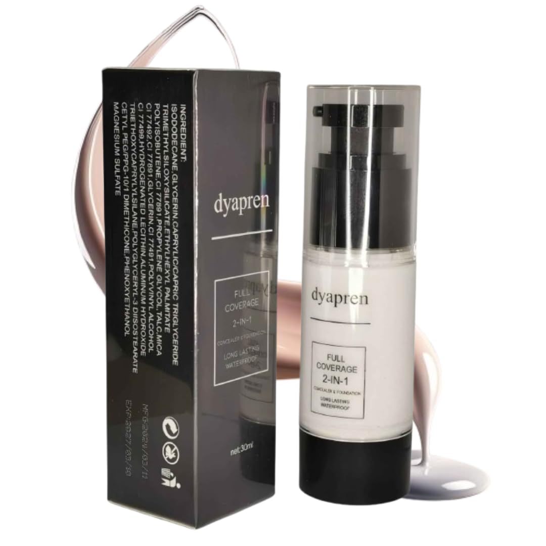 Natural Glow Enhancer Liquid Foundation - Lightweight, Buildable Coverage | 30ml, Ideal for All Skin Types