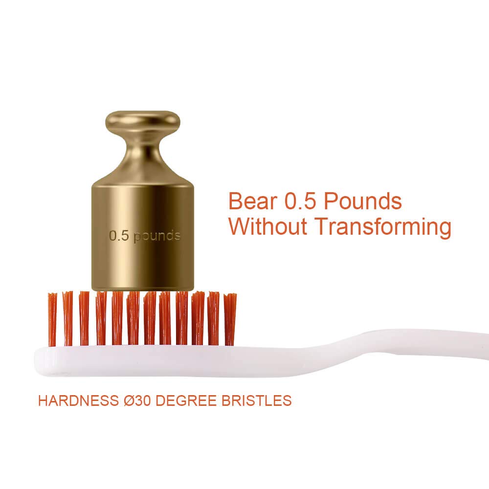 DR PERFECT Extra Hard Toothbrushes Firm Toothbrush for Smoker's Teeth Whitening Pack of 12