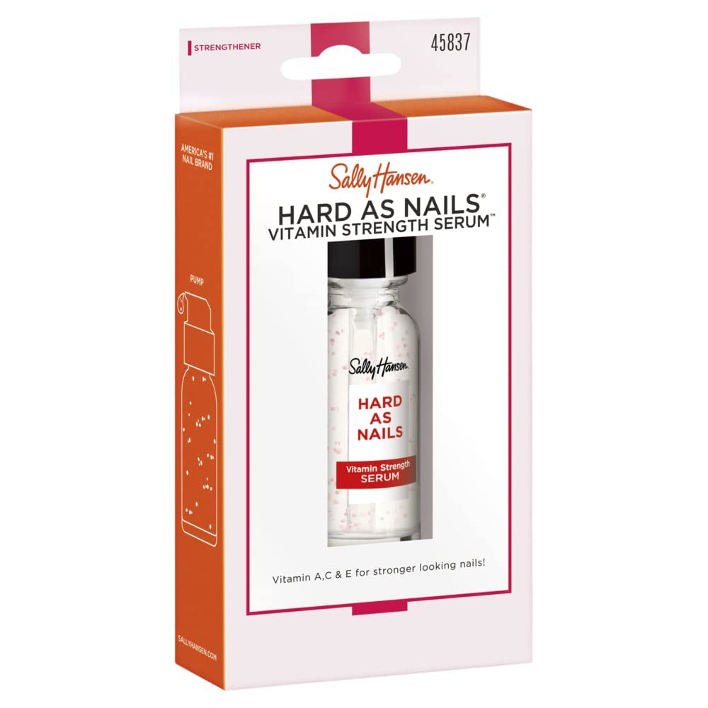 Sally Hansen Diamond Strength Nail Hardener 45095 Clear, 0.45 Fl Oz, Pack of 1