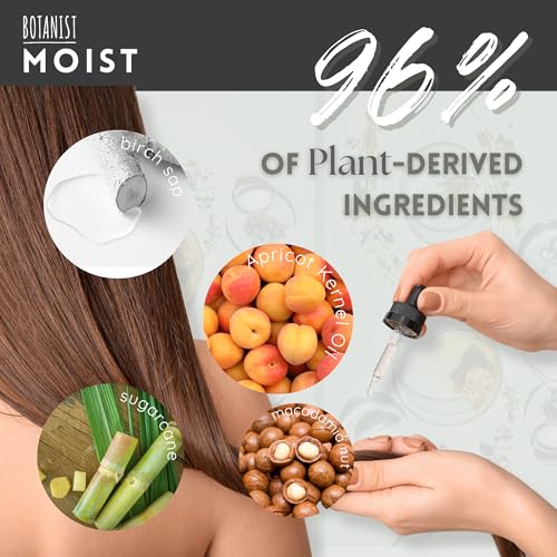 BOTANIST Keratin Shampoo and Conditioner Set for Women & Men, Argan Oil Shampoo & Conditioner with Collagen, Protein & Jojoba, Sulfate Free Natural Shampoo & Conditioner from Japan 31.7Fl Oz MOIST