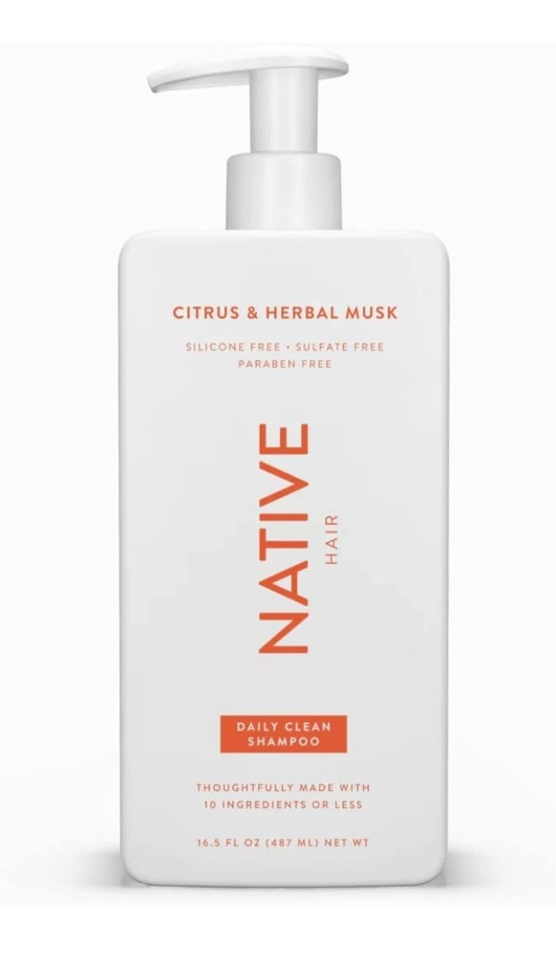 Citrus Herbal Musk Shampoo & Conditioner Set - Sulfate & Paraben Free | 16.5 oz Each - Daily Moisturizing & Revitalizing Hair Care
