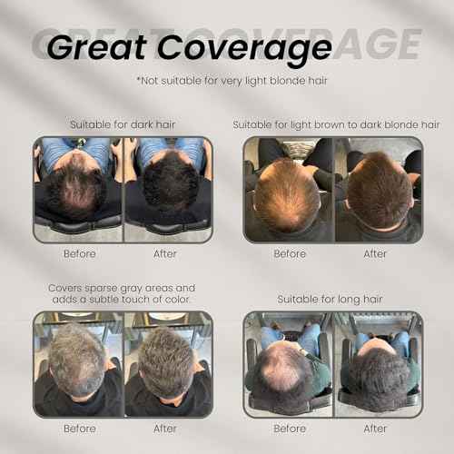 Batc©¥ Hair Concealer & Filling Cream for Bald Spots & Thinning Hair ? Waterproof, Sweat-Proof Scalp Coverage ? Natural Root Touch-Up Cream for Men & Women ? 30ml