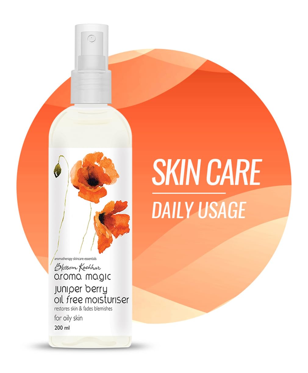Aroma Magic Oil Free Facial Moisturizer | Daily Face Cream for Oily & Acne Prone Skin | Controls Oil, Fights Blemishes & Hydrates without Clogging Pores | 6.76 Fl Oz (200ml)