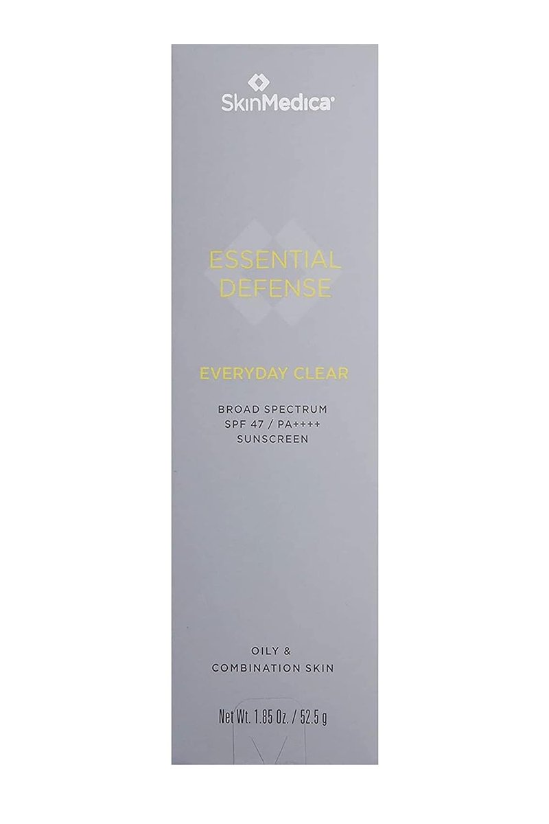 SkinMedica Essential Defense Everyday Clear SPF 47 Sunscreen - Lightweight Facial Sunscreen for Oily/Combination Skin | 1.85 Oz