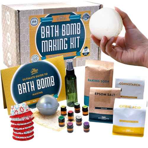 DIY Bath Bomb Kit Deluxe with Mold Set