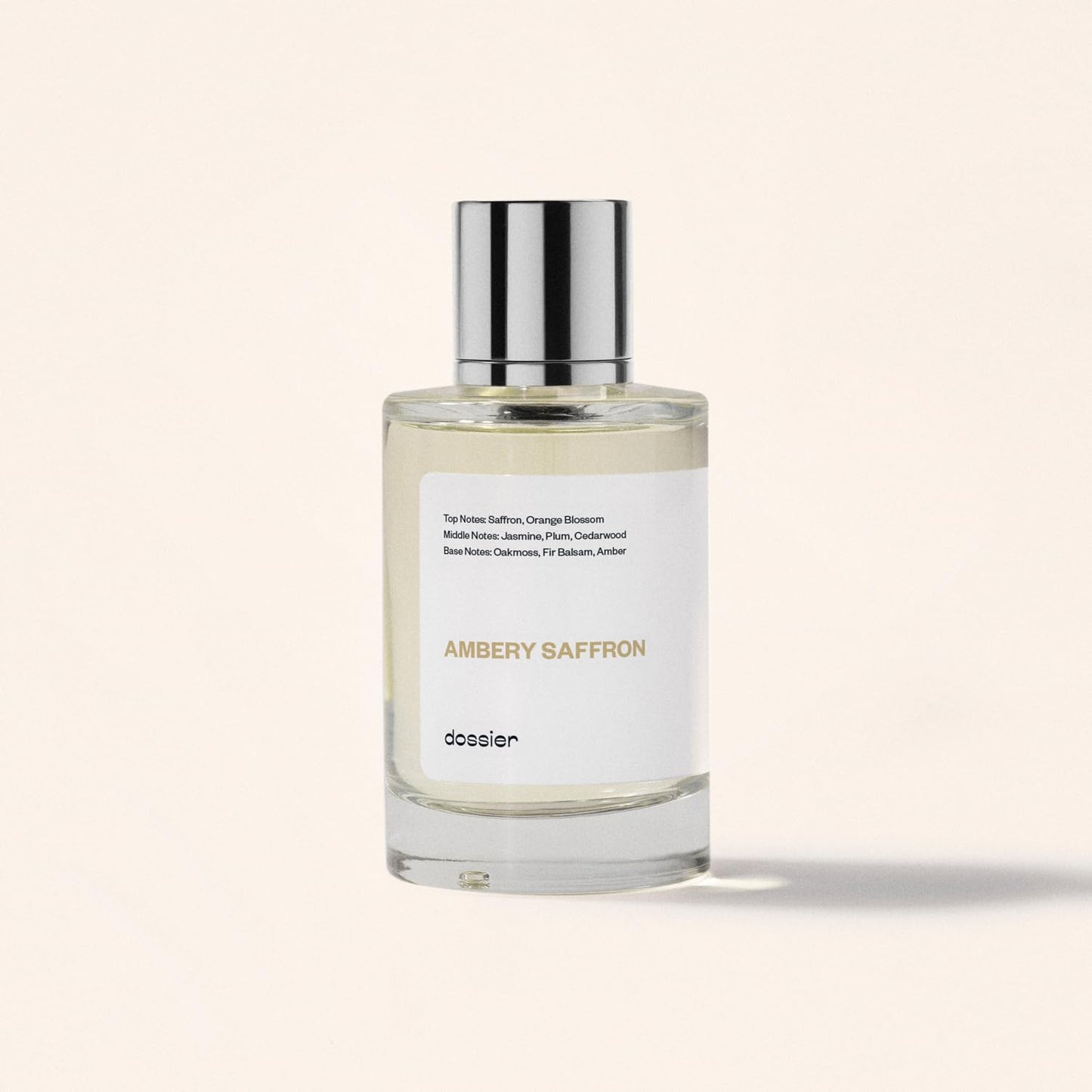 Dossier - Ambery Saffron - Eau de Parfum - Inspired by Baccarat Rouge 540 - Long-Lasting Fragrance - Unisex - 3.4 fl oz (100ml)