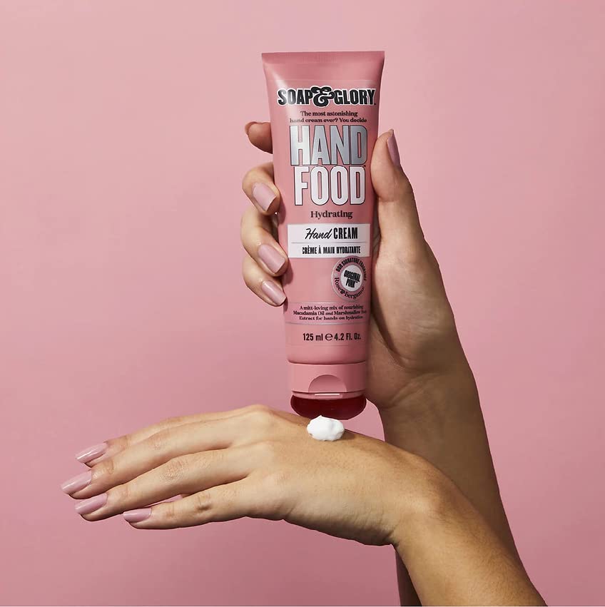 Soap & Glory Hand & Foot Care Duo - Hydrating Hand Cream & Foot Cream Set | 125ml & 4.2 oz