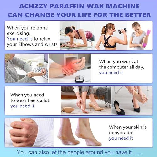 Paraffin Wax Machine for Hand and Feet - Paraffin Wax Bath 4500ml Paraffin Wax Warmer, Intelligent Heating for Fast Melting, Moisturizing Kit Auto-time and Keep Warm Paraffin Hand Wax Machine