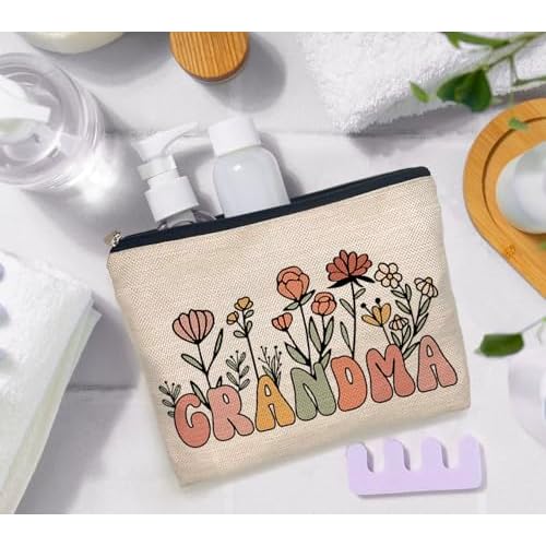IWXYI Grandma Makeup Bags,Grandma Makeup Bags With Zipper Pouch Travel Toiletry Gifts For Women
