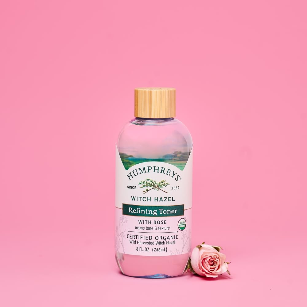 Humphreys Witch Hazel Nourishing Toner | Wild Harvested Witch Hazel & Aloe | Alcohol-Free | Natural | Hydrating | Soothing | 8 Fl Oz