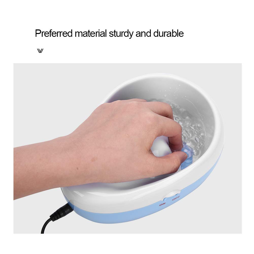 Electric Nail Bubble Bowl - Soaking & Polish Remover for DIY Manicure | Spa Tool for Easy Nail Art