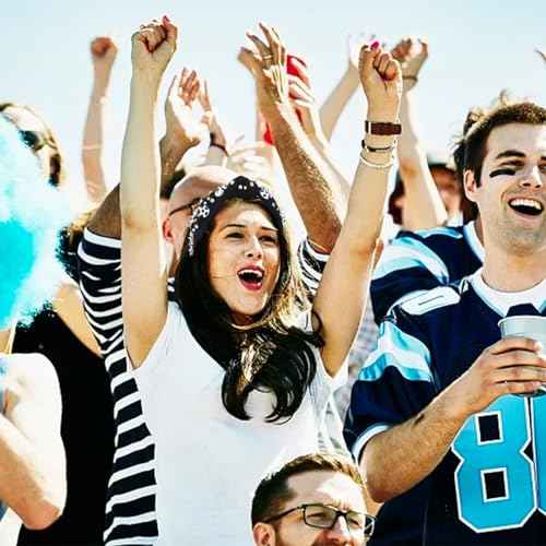 YARIEW Jeweled Knotted Headband - Wide Top Knot Headband for Girls, Sports Fan Mom, Game Day Accessories, Christmas Gifts (Black)