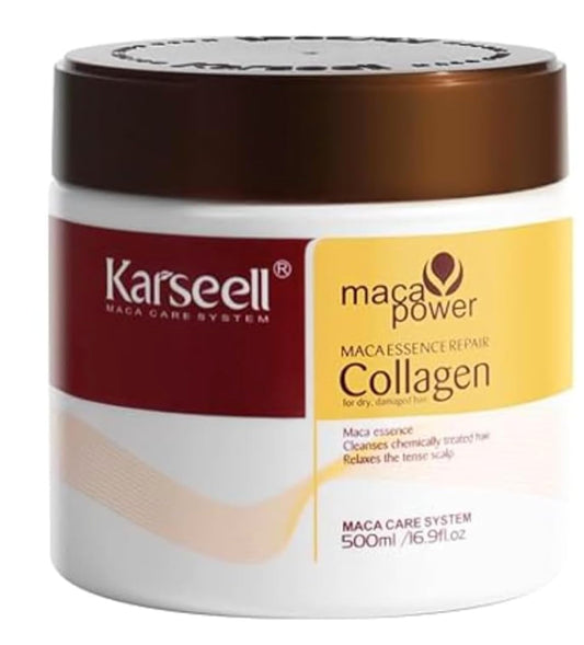 TOLO Deals Deep Repair Conditioning Argan Oil Collagen Hair Mask Essence for Dry Damaged Collagen Hair Treatment All Hair Types 16.90 oz 500ml