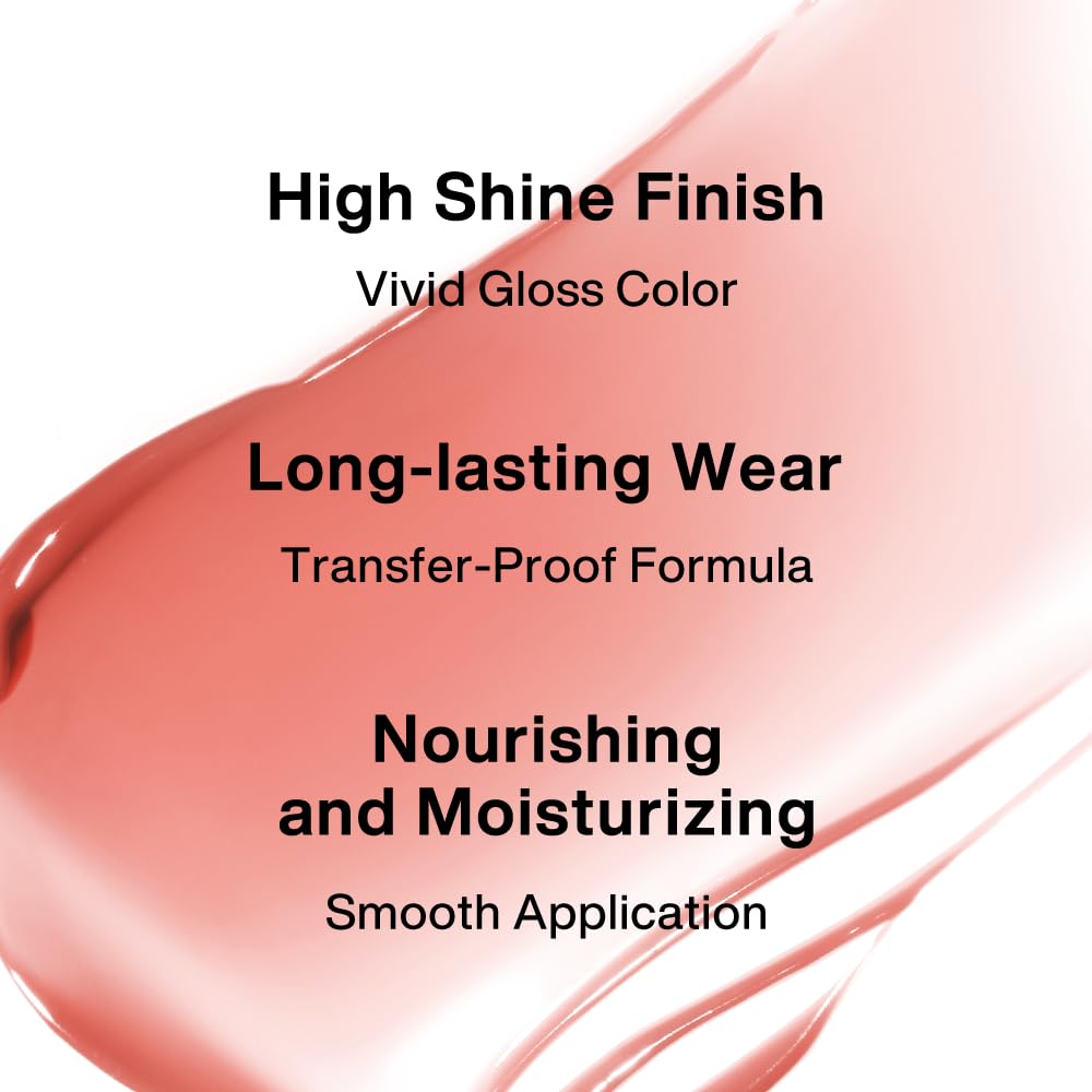 INTO YOU Glow Lip Tint, Plumping Lip Gloss, Nourishing Hydrating Moisturizing Lip Oil, Non-Sticky, Long-lasting, Waterproof, High Shine Liquid Lipstick, Stay 8 Hour, for Women Makeup, GW01