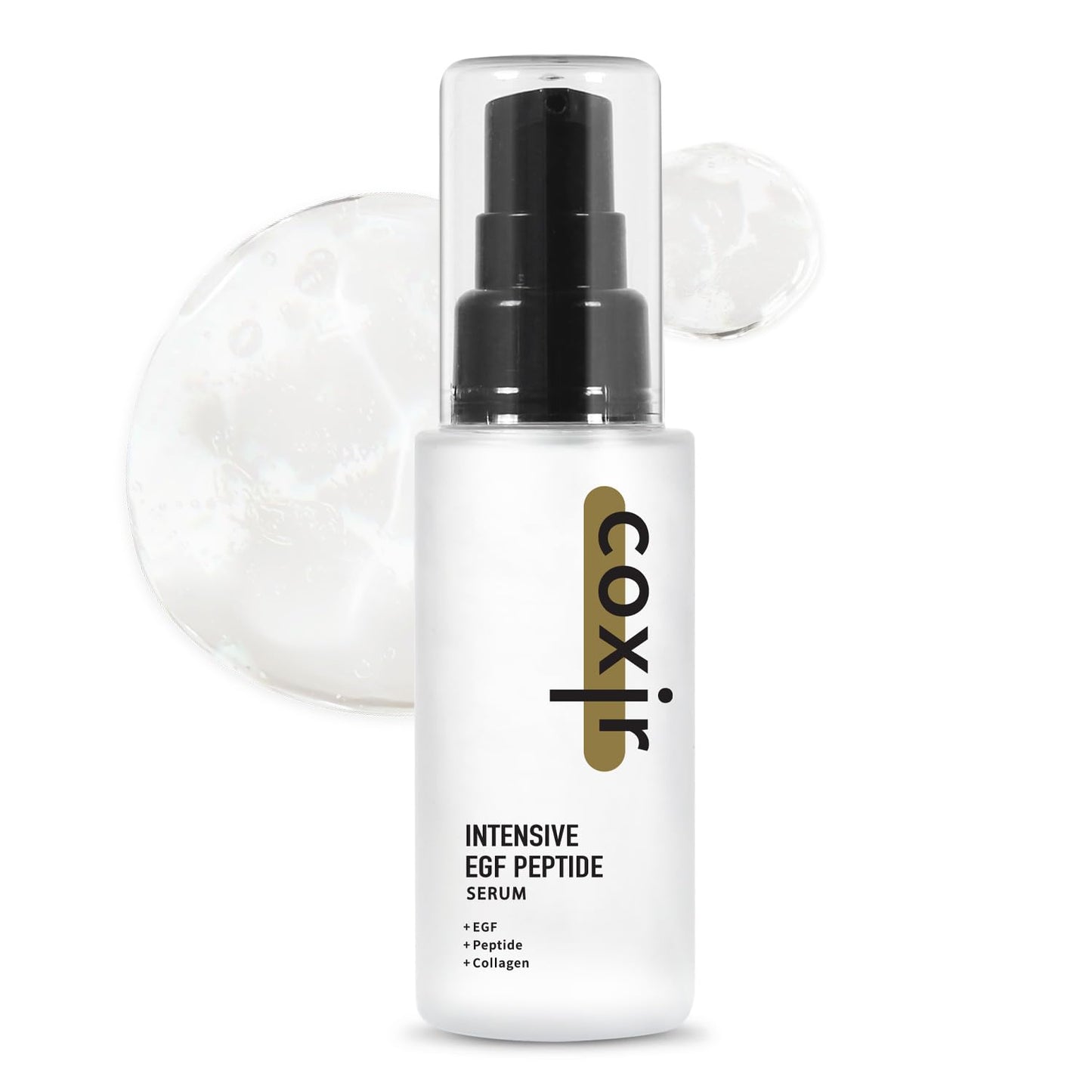 coxir INTENSIVE EGF PEPTIDE SERUM l EGF, Peptide, Niacinamide, Collagen l Firming l Korean Skincare (1.69 Fl Oz (Pack of 1) + 0.23 Fl Oz (Pack of 1))