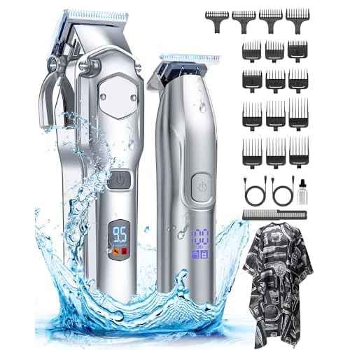 Romanda Clippers and Trimmers Set, Hair Clippers for Men Cordless,Mens Clippers and Grooming Set,Barber Clippers Set