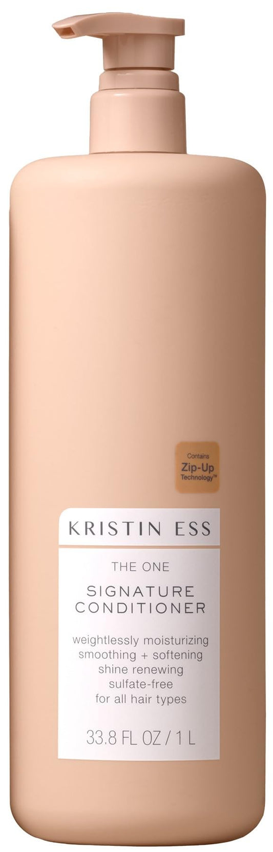 Kristin Ess Hair The One Signature Conditioner for Dry Damaged Hair - Moisturizes, Smooths, Detangles + Softens Hair - Sulfate Free, Color + Keratin Safe, 33.8 fl. oz.