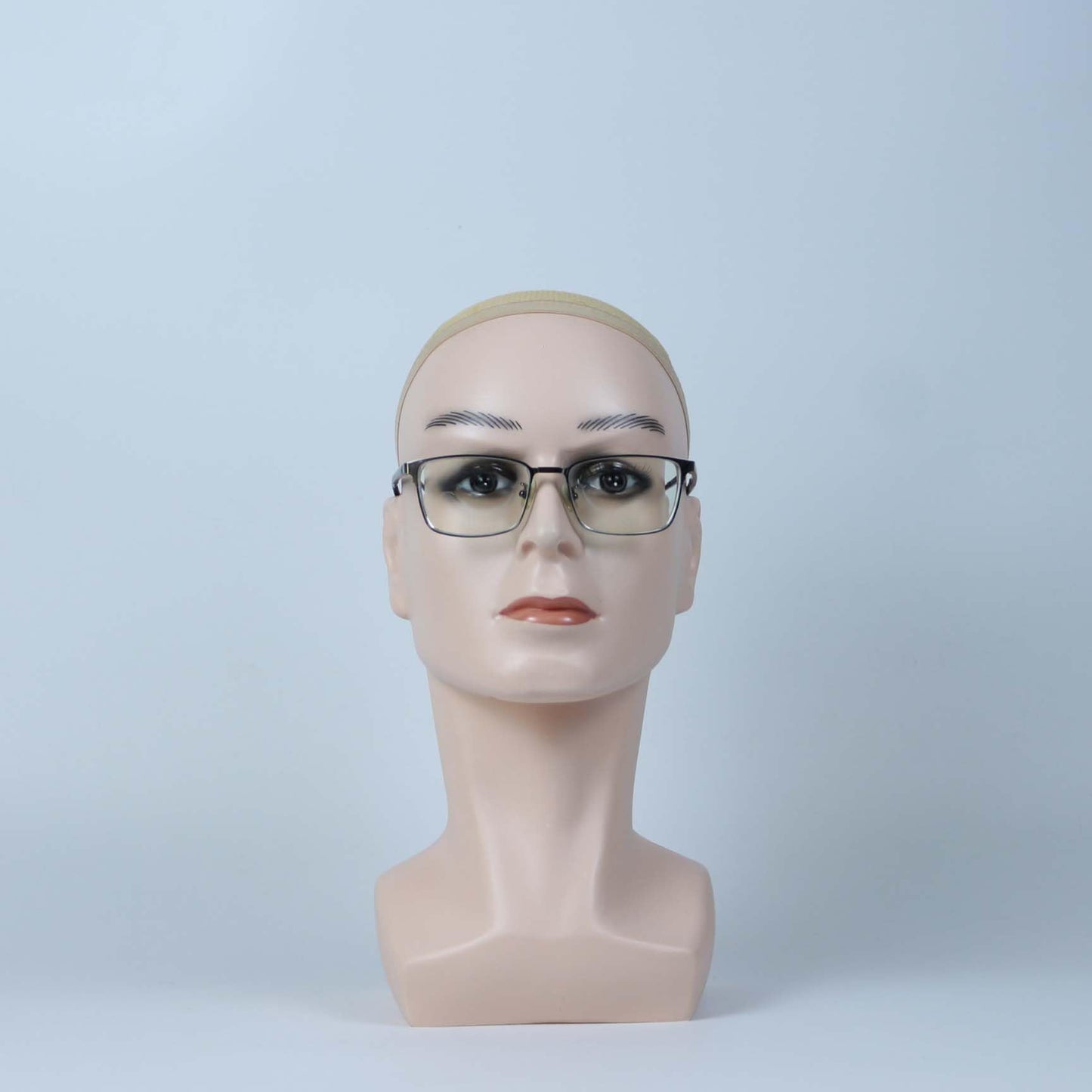 KIMUIMA Male Mannequin Head - Beige Tone, Intricate Facial Features for Wigs Holder, Photography Props, Retail Store Decor, Salon Styling Aid，Beauty Schools, Salon Training Tool