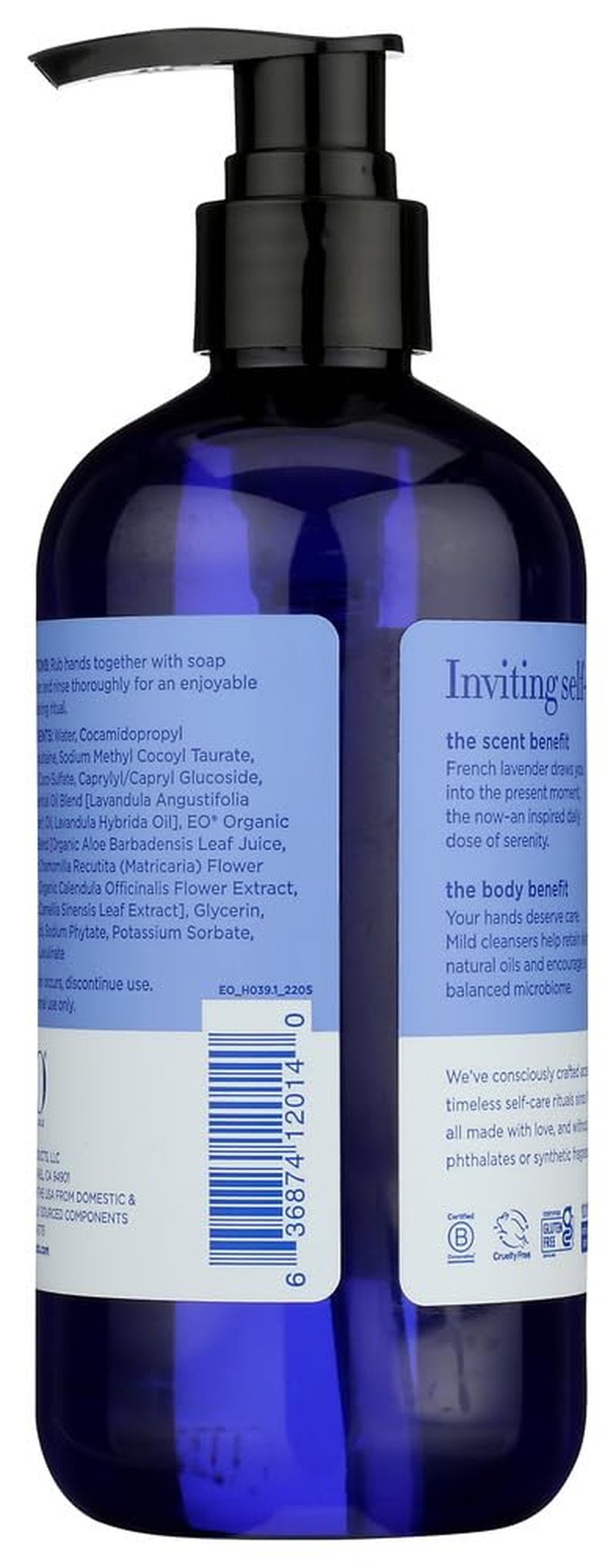 Eo Soap Hand French Lavender