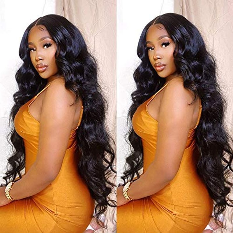 Luminary 13x6 Lace Front Wigs Human Hair Pre Plucked 24 Inch Body Wave Lace Front Wigs Human Hair 180% Density Body Wave HD Transparent Frontal Wigs Human Hair Lace Front Wigs for Women