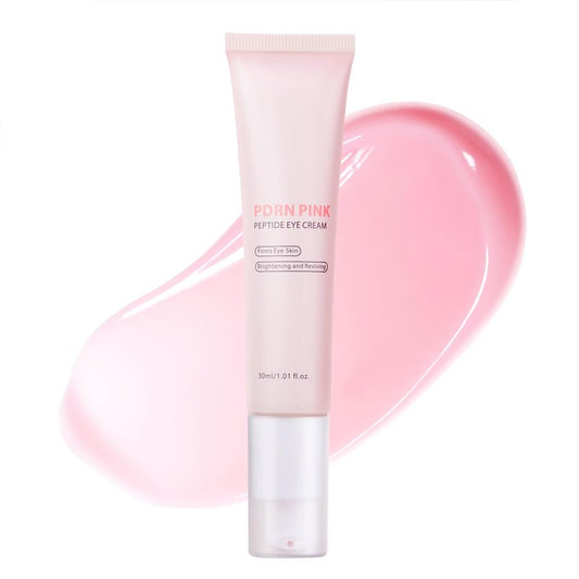 PDRN Pink Peptide Eye Cream,Under Eye Cream For Dark Circles with Niacinamide, Retinol & Hyaluronic Acid to Fight Fine Lines,Wrinkles,Puffiness And Bags Under Eyes,Korean Skin Care 30ml/1.01 fl. oz