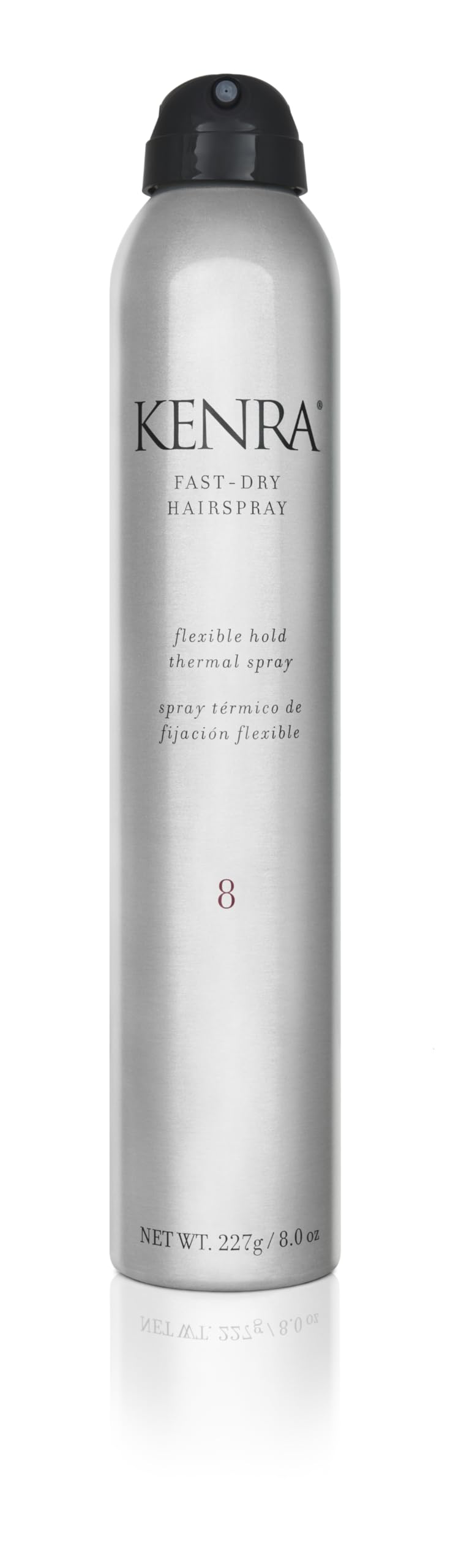 Kenra Professional Fast Dry Hairspray 8 | Flexible Hold Thermal Spray | Multifunctional Spray, Ideal For Both Styling & Finishing | Lightweight, Instant Control | All Hair Types | 8 oz