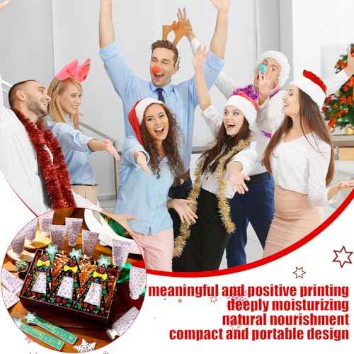 24 Christmas Hand Cream with Nail File Gifts Set Snowflake Hand Cream & Nail File Christmas Party Favors Travel Size Skin Lotion Xmas Party Supplies for Guests