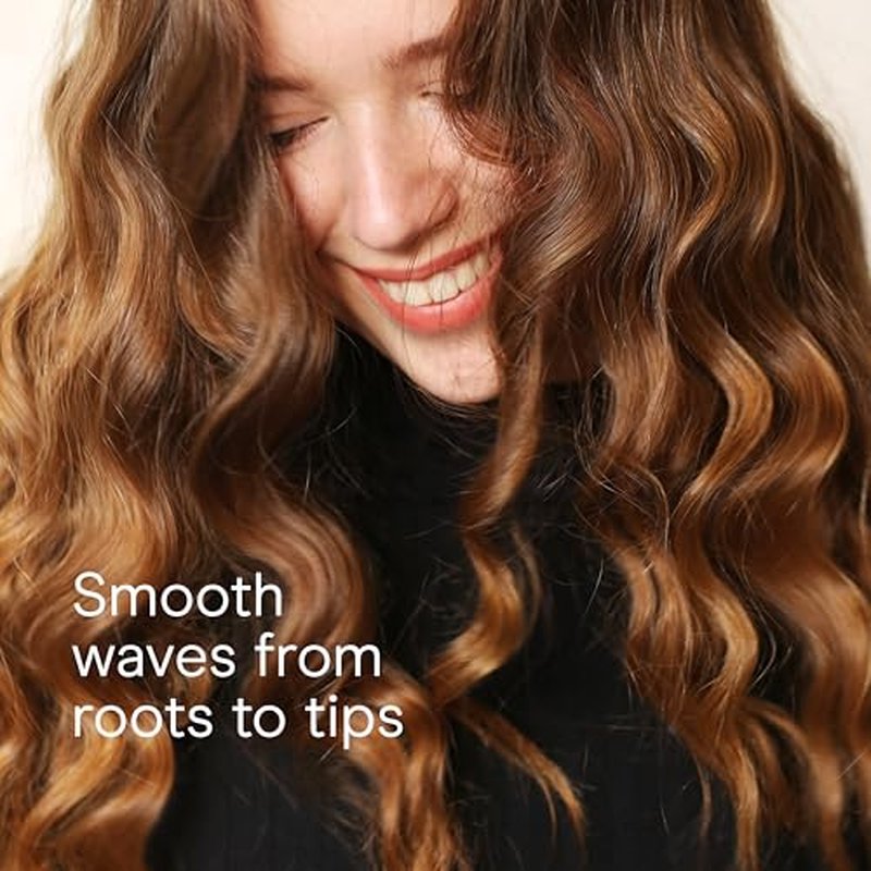 Conair Double Ceramic 3 Barrel Curling Iron, Hair Waver, Create Beachy Waves, Long-Lasting Natural Tight Waves for all Hair Lengths, White / Rose Gold