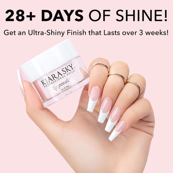 Professional Dip Manicure Liquid - Kiara Sky Brush Saver for Perfect Nails | Step 6