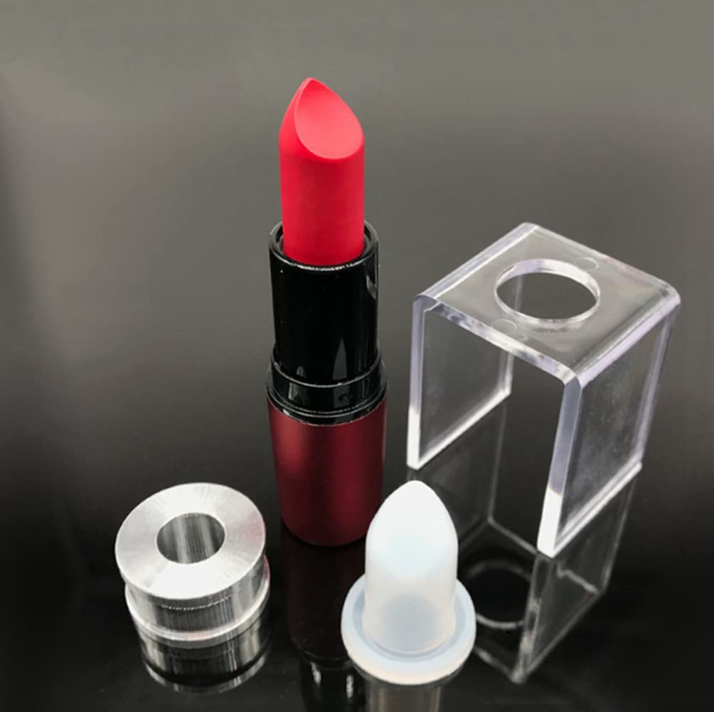 3 Pack 12.1mm Silicone Lipstick Molds, Easy Demold, Food Grade for DIY Lip Balm