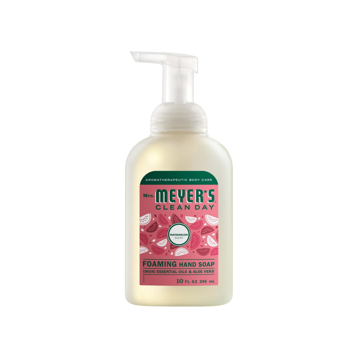 Mrs. MEYER'S CLEAN DAY Foaming Hand Soap 4 Scent Variety Pack, 1 Rain Water, 1 Lavender, 1 Lemon Verbena, 1 Watermelon, 10 OZ Each, 1 CT